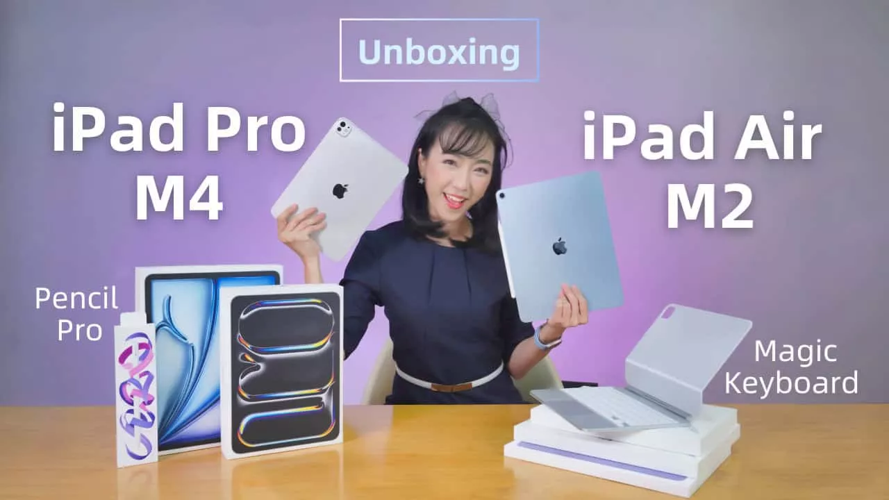 แกะกล่อง iPad Pro M4 บางเฉียบ , iPad Air M2 , Pencil Pro , Magic Keyboard ใหม่