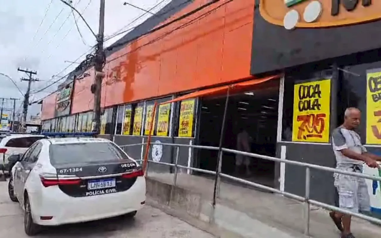 Funcionários de supermercado são presos pela Polícia Civil em Itaboraí