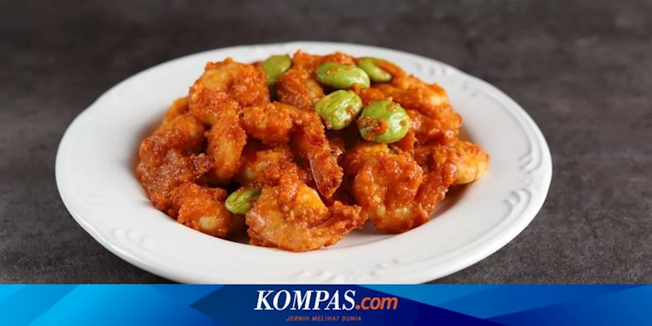 Resep Udang Goreng Petai Pedas, Ide Lauk Makan Siang