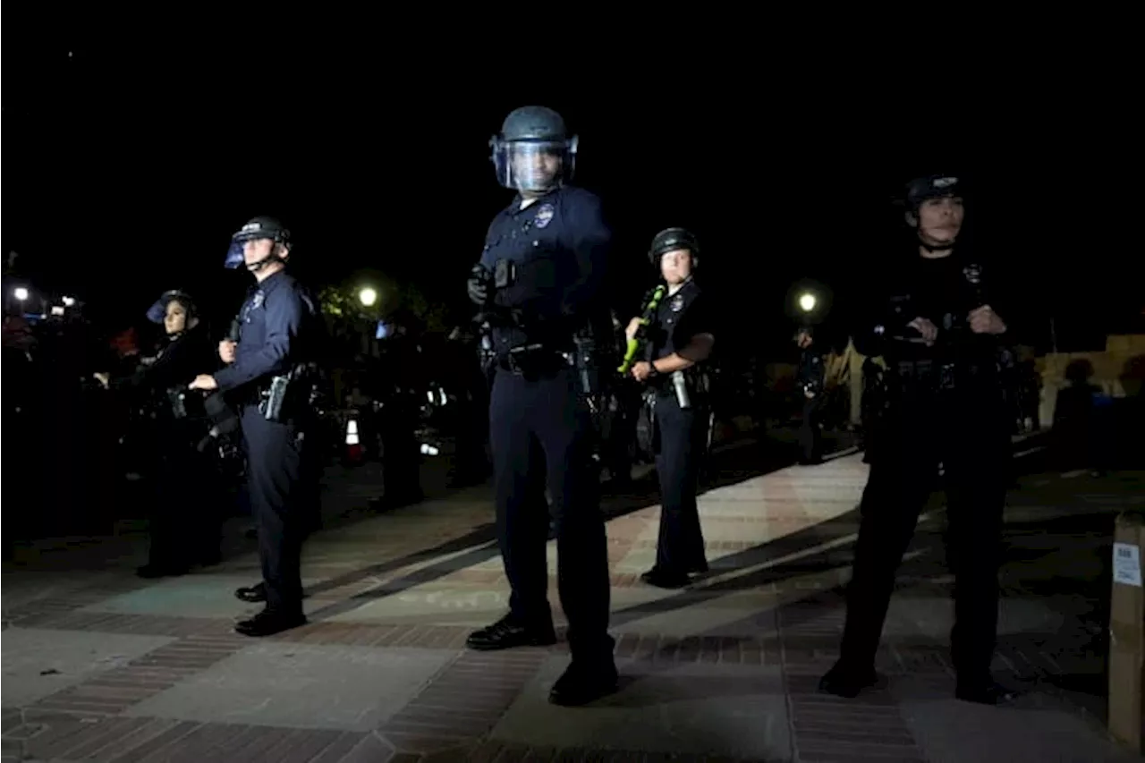 UCLA police arrest young man for alleged felony assault in attack on pro-Palestinian encampment