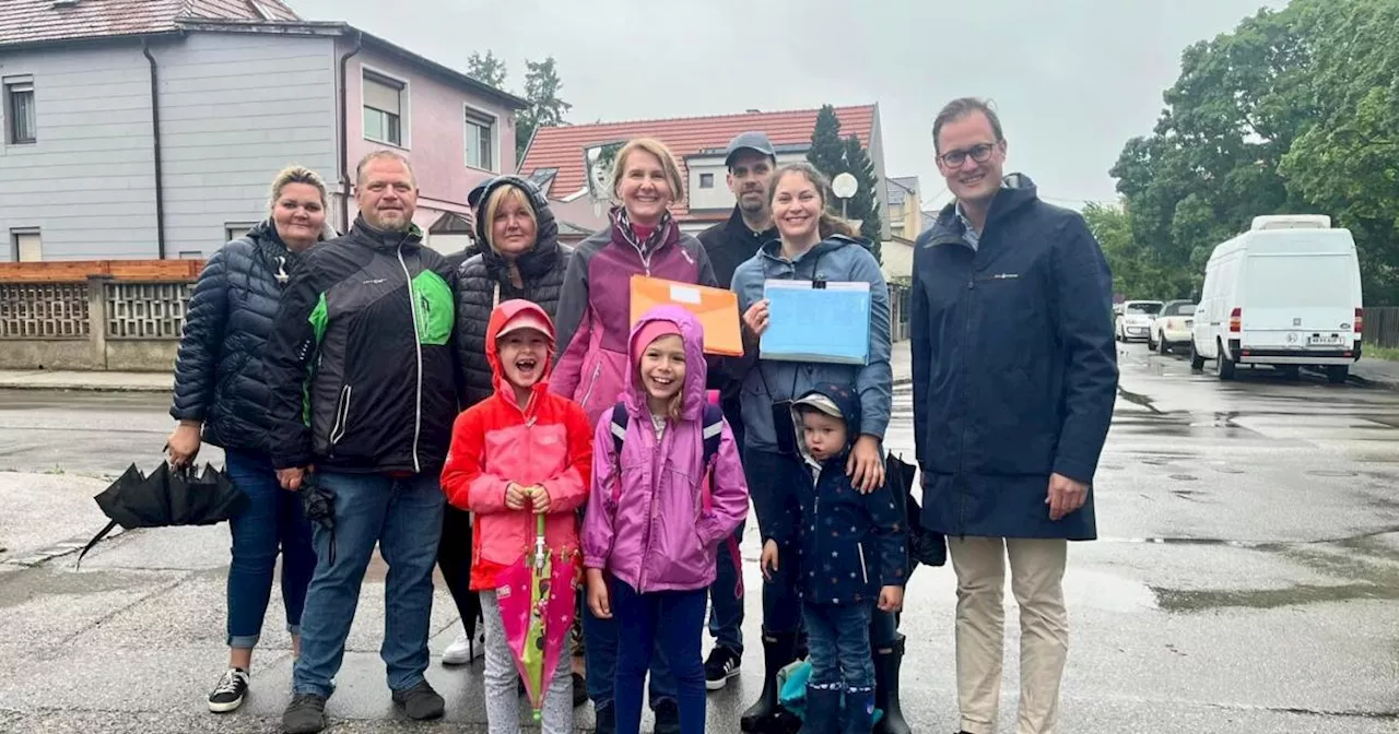 Eltern kämpfen um sicheren Schulweg in Brunn am Gebirge