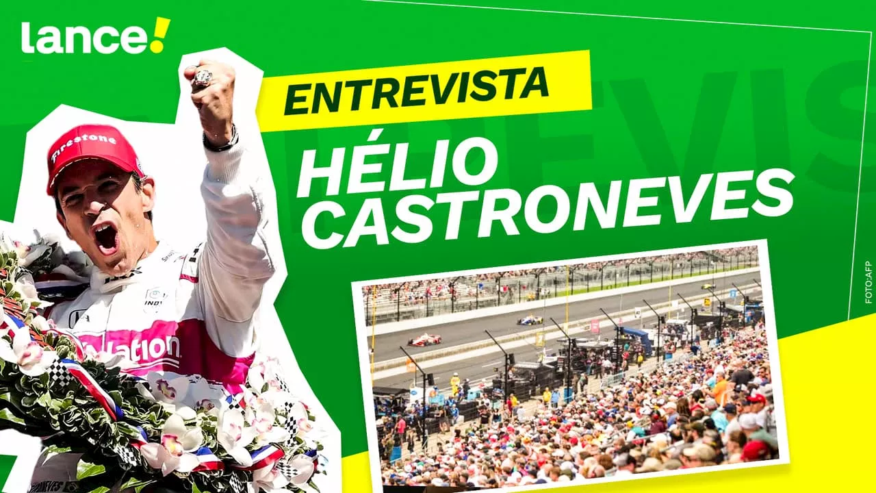 Hélio Castroneves conversa com o Lance! às vesperas das 500 Milhas de Indianápolis