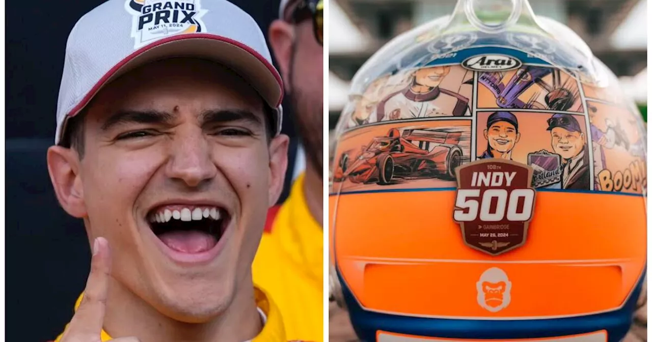 Palou correrá la Indy 500 con un casco dedicado a su abuela; Castroneves busca otro récord