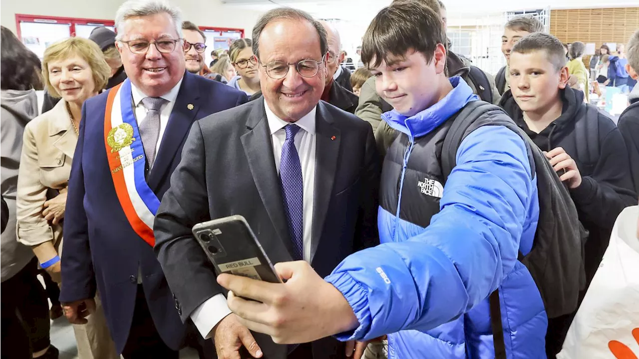 Les bonnes questions des collégiens de Fauquembergues face à François Hollande