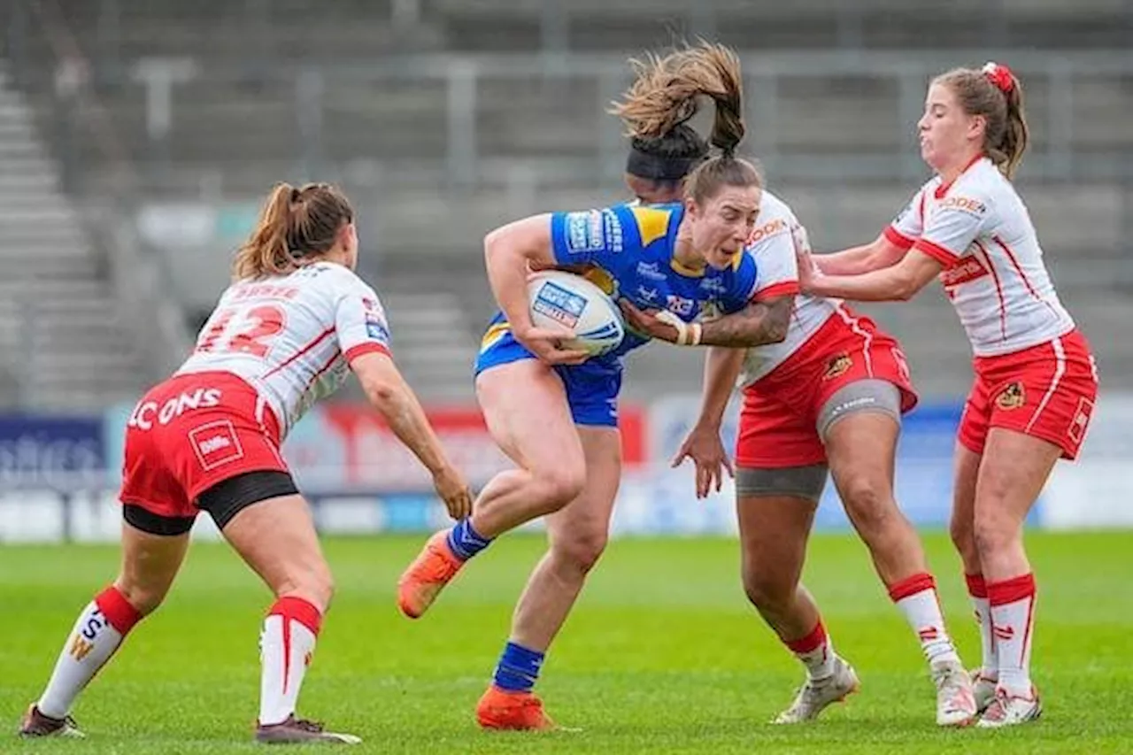 Leeds Rhinos women pipped by St Helens in Women's Challenge Cup final rehearsal