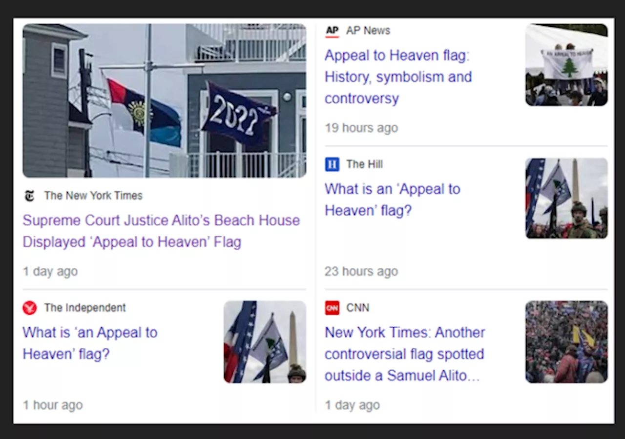 Media and Dems Contrive Fake Outrage Over “Appeal To Heaven” Flag At Alito Home