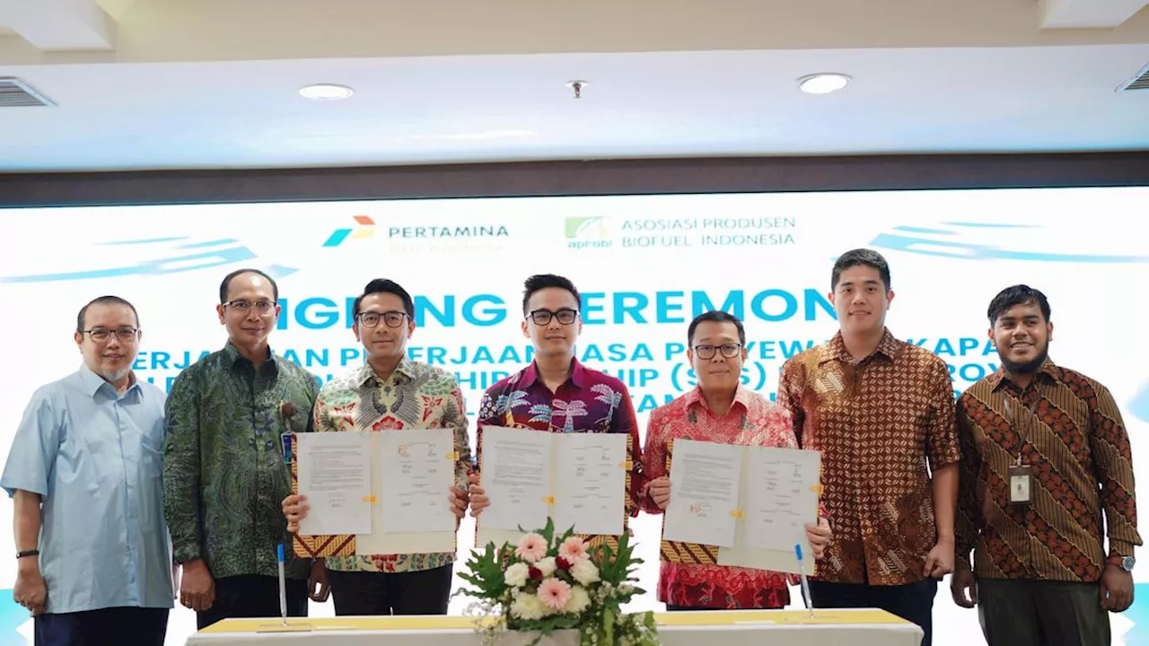 Pertamina Trans Kontinental Sewakan Kapal Storage FAME kepada Asosiasi Produsen Biofuel Indonesia