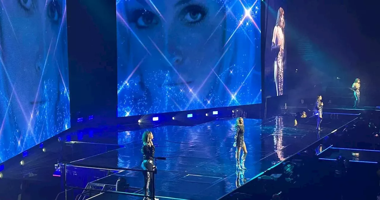 Girls Aloud pay touching tribute to Sarah Harding during first Manchester show