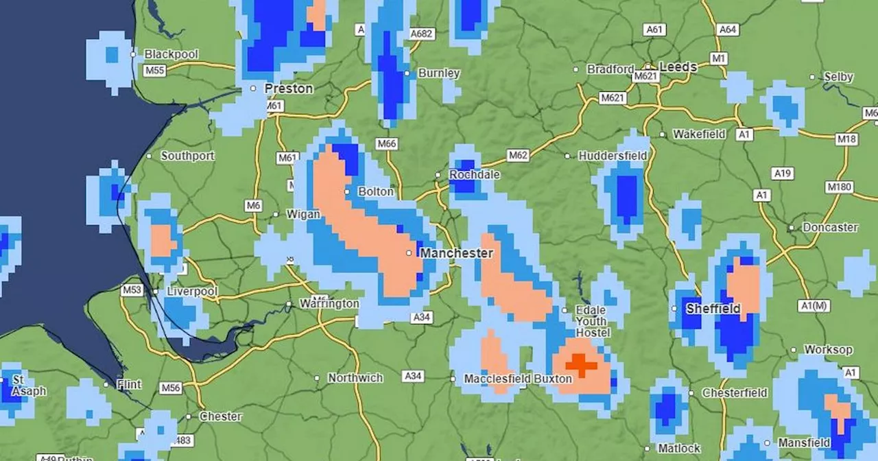 When thunderstorms are forecast to hit Greater Manchester this weekend