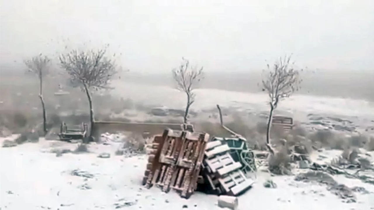 VIDEO: Así son las fuertes nevadas que caen en Córdoba