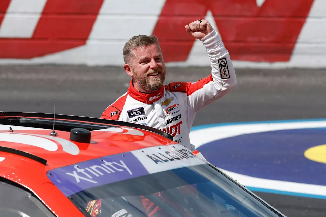 Allgaier 'the lucky one' as Larson's standby driver for Coke 600