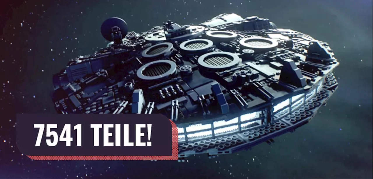 Dieses LEGO Star Wars-Set ist einfach nur krass: Millenium Falcon mit über 7.500 (!) Teilen