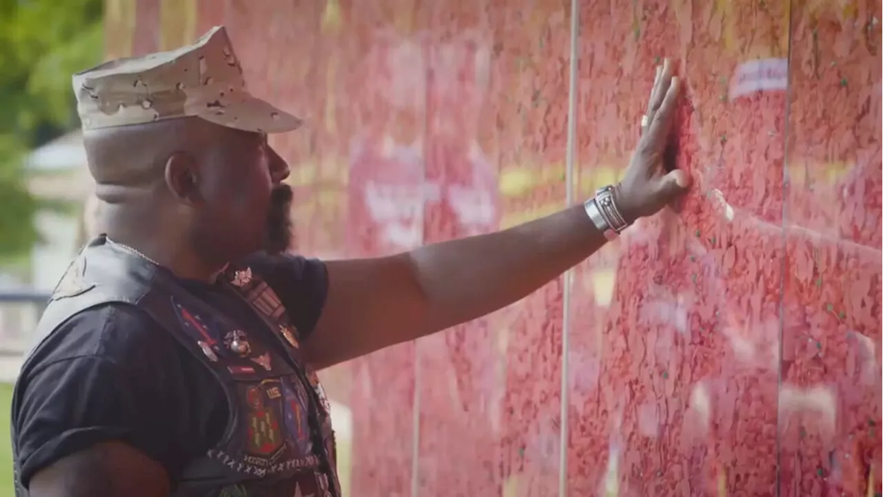 National Mall poppy wall honors fallen troops this Memorial Day weekend