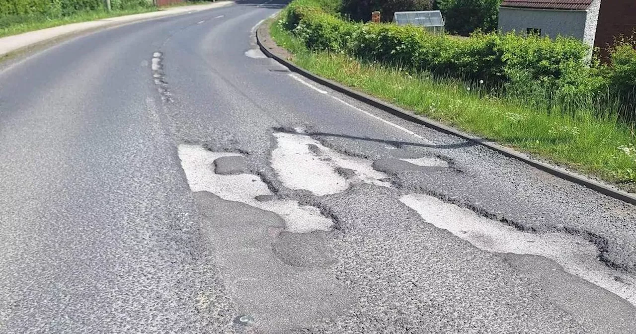 The council says there's 'no hazardous defect' in this road