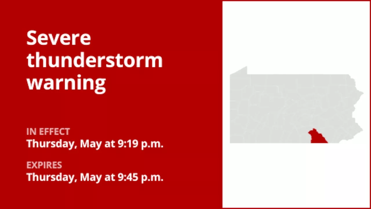 Update: Damaging winds and quarter-sized hail expected with thunderstorms to hit York County Thursday