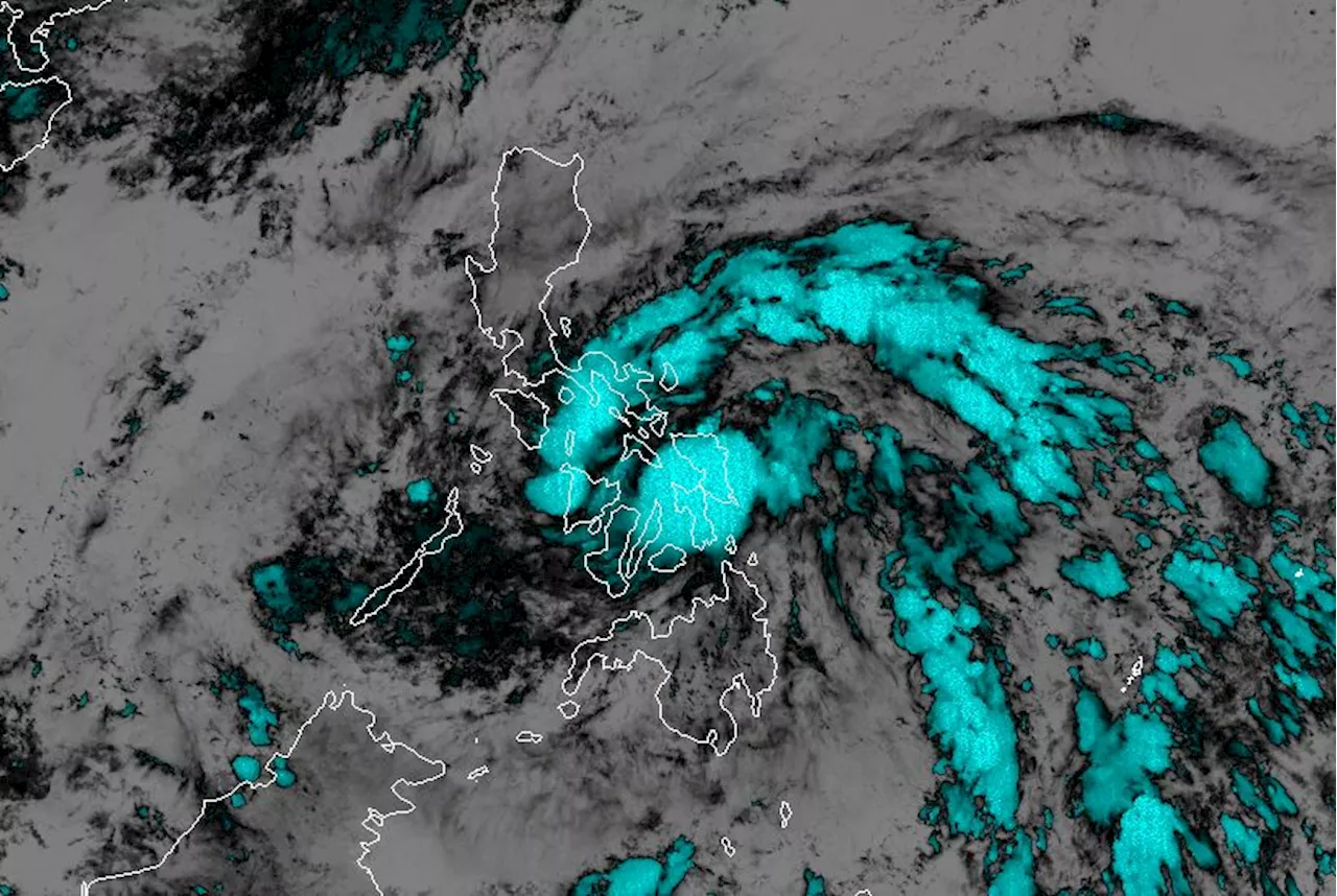 Tropical Depression Aghon makes landfall in Eastern Samar