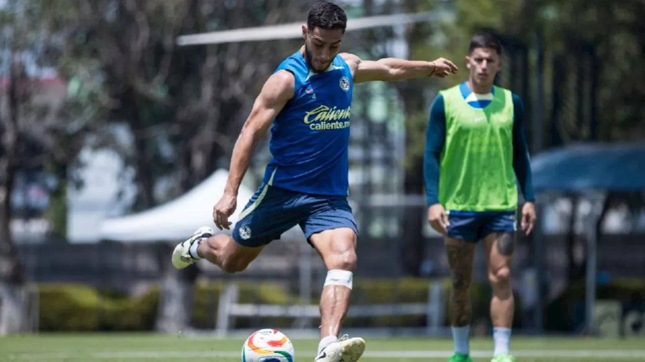 Cáceres entrena con el América y, como se había dicho, con posibilidades de jugar la Final