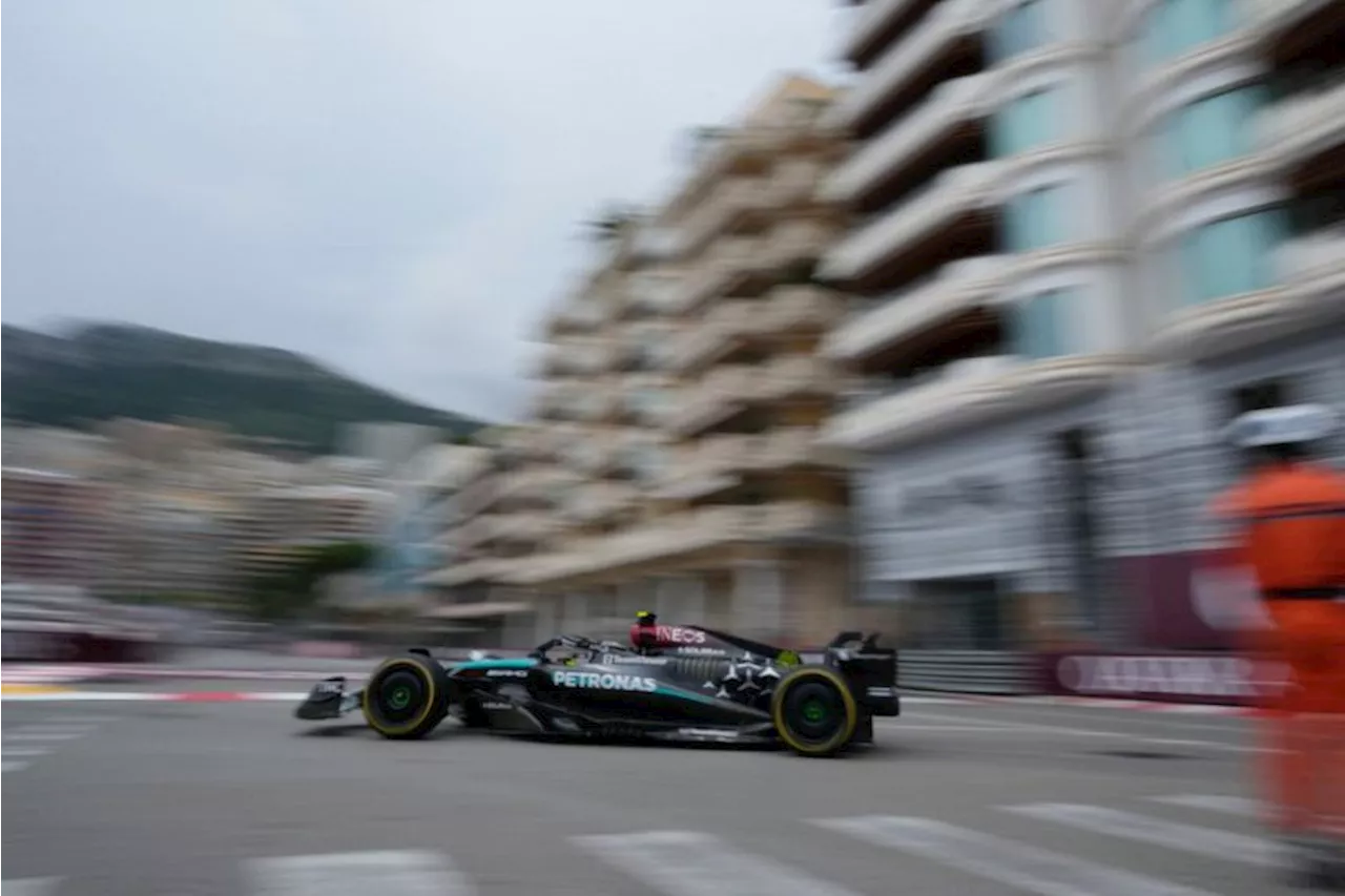 Hamilton lideró a Piastri y Russell en las Libres 1 del GP de Mónaco