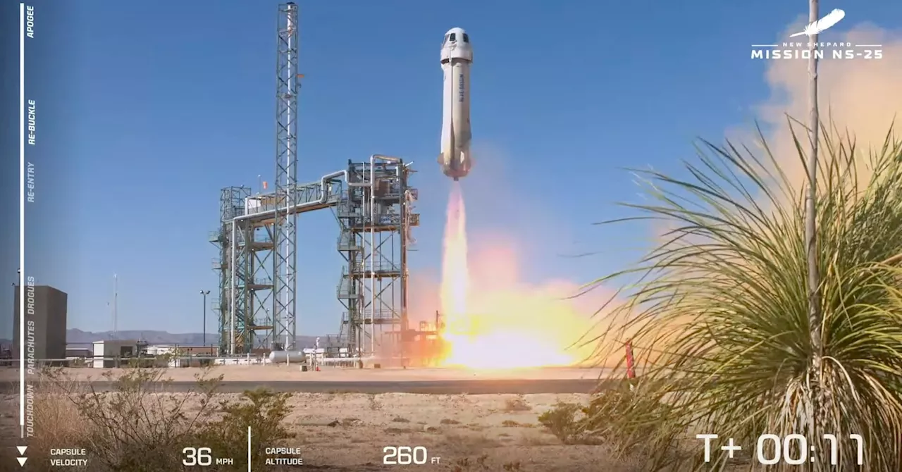 Bezos' Blue Origin launches first crew to edge of space since 2022 grounding