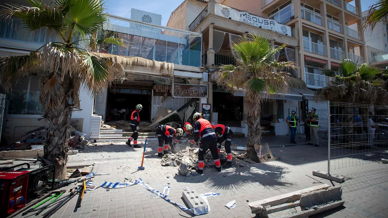 El Derrumbe Del Medusa Beach Club De Palma En Imágenes Las Palmas