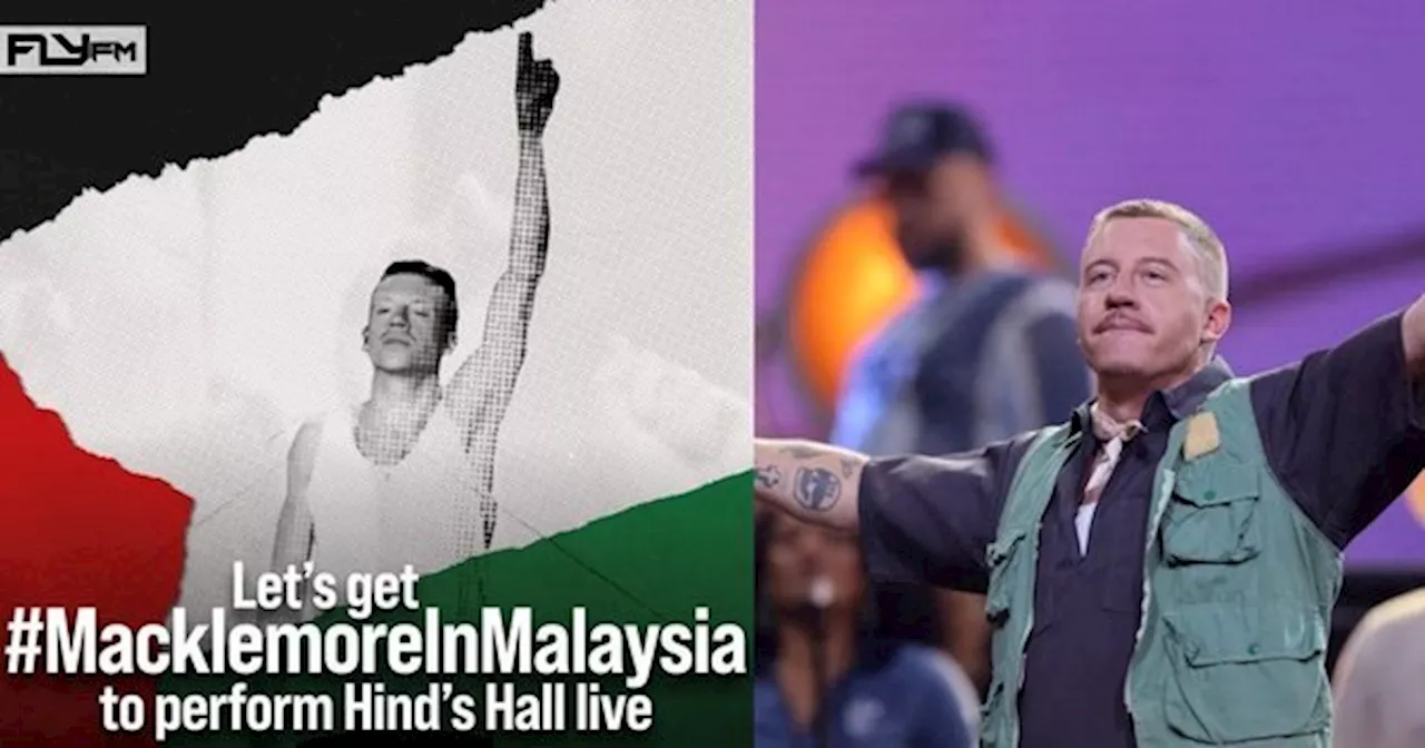 Rakyat Malaysia Mahu Macklemore Buat Konsert Di KL Selepas Lancarkan Lagu Pro-Palestin