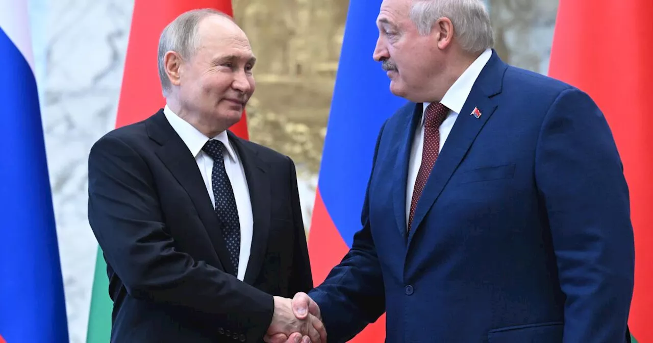 On a visit to his Belarusian ally, Putin questions Zelenskyy's legitimacy as Ukraine's leader