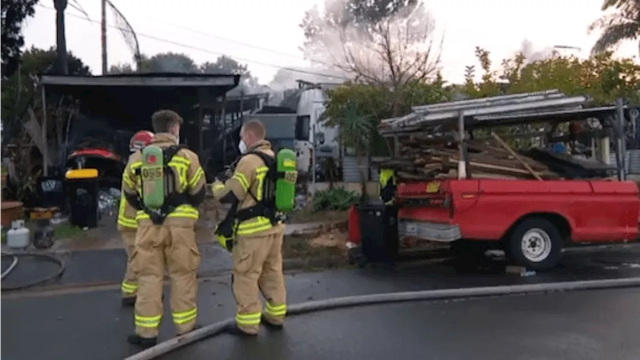 Man charged with assaulting two officers during ‘intense’ Sydney house fire