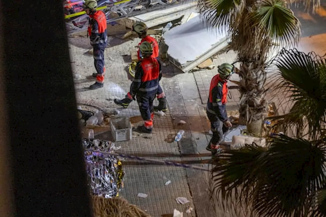 Tragedia a Palma di Maiorca, almeno quattro morti nel crollo di un ristorante