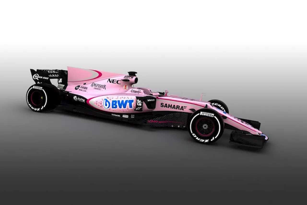 Force India mit BWT: Rosaroter Panther in Formel 1