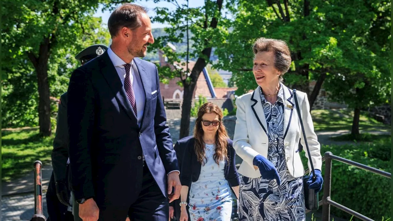 Prinzessin Anne in Oslo: Besuch bei ihrem Patenkind Haakon