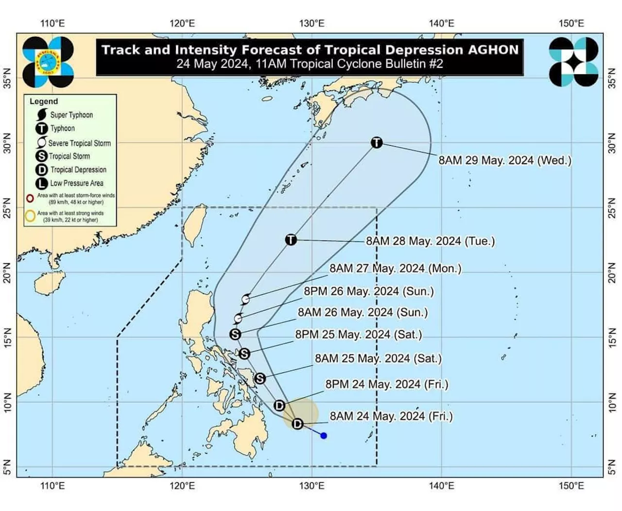 Davao Region ulanon tungod ni 'Aghon'