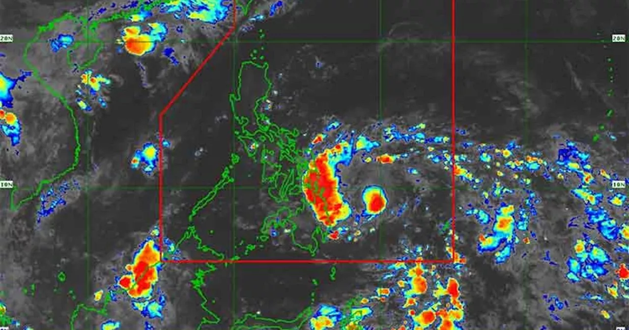 LPA east of Surigao now Tropical Depression Aghon