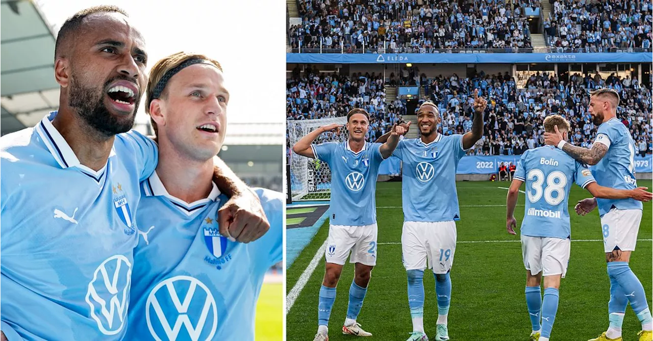 Fotboll: Malmö FF:s Erik Botheim gjorde hattrick på 34 minuter mot Kalmar FF