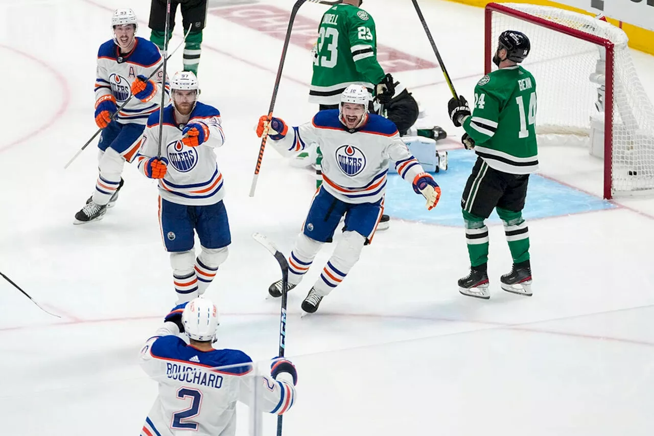 McDavid scores in double OT as Oilers edge Stars 3-2 in Game 1