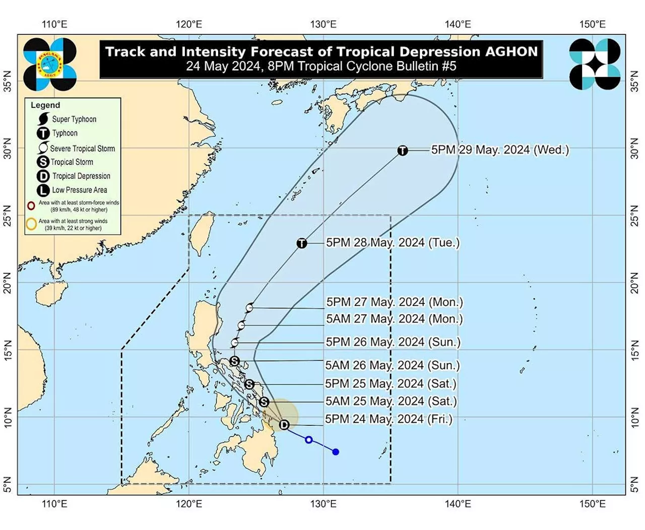 'Aghon' affects wide swathe of central Philippines