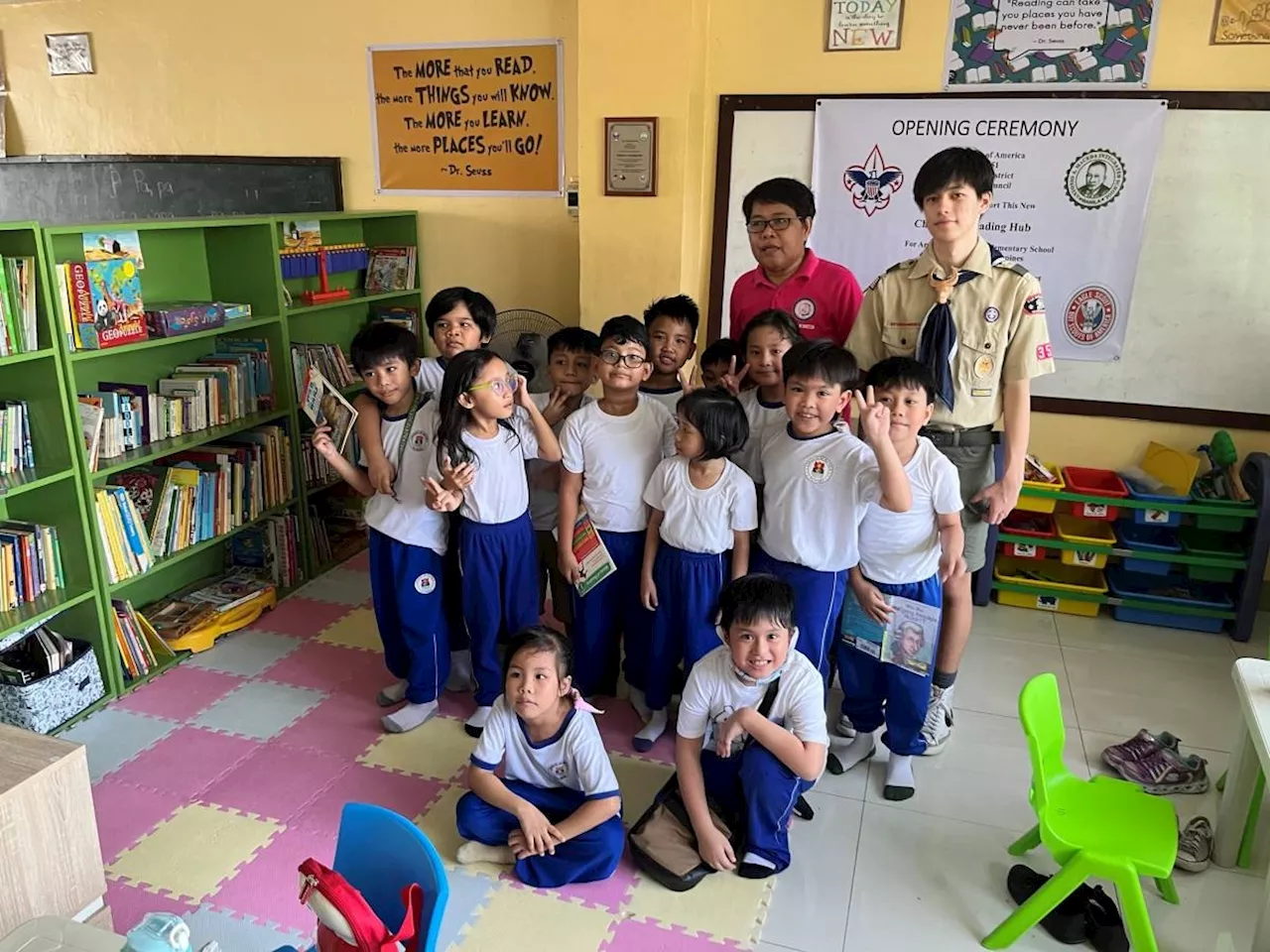 BSA Troop 351 opens children's reading hub in Manila