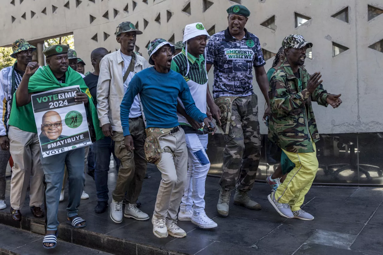 South African vote rivals stage last rallies with ANC majority in balance