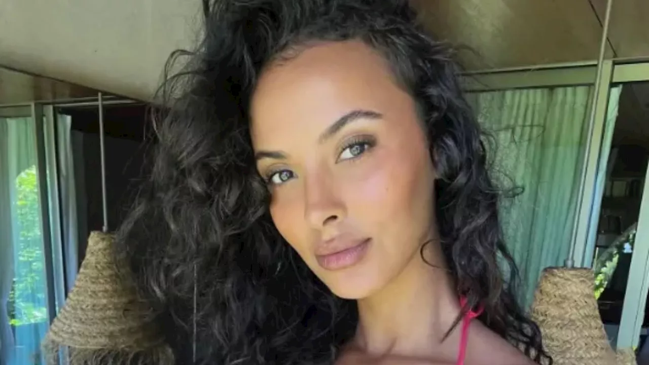 Love Island’s Maya Jama looks just like a bombshell as she poses in a bikini in St Tropez days before new s...