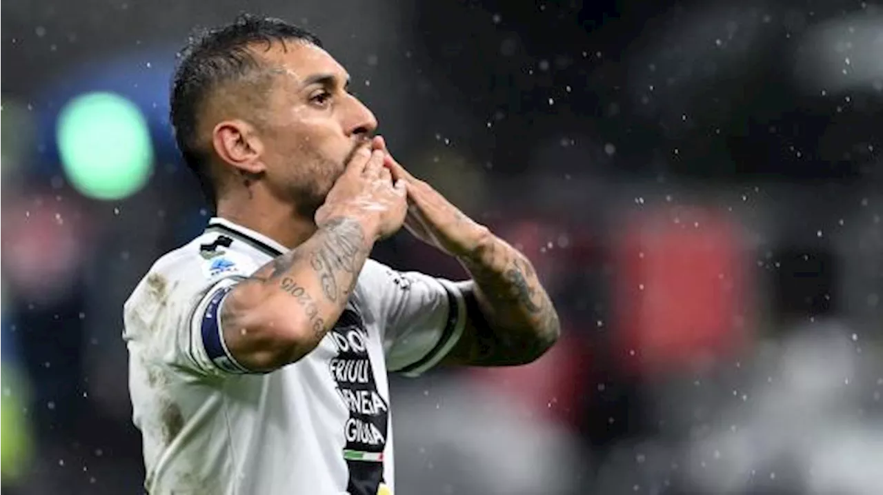 Udinese, Pereyra torna in gruppo: farà di tutto per esserci con il Frosinone