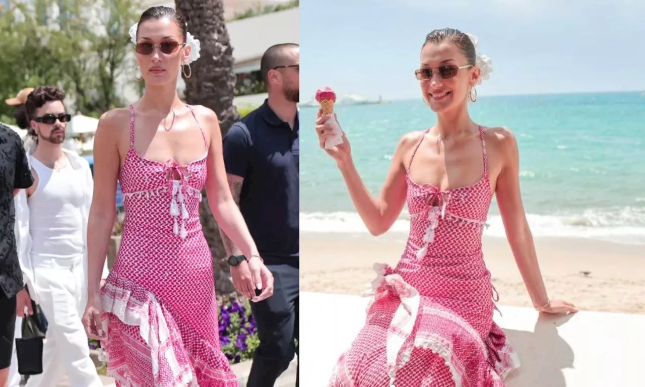 Bella Hadid sarung busana daripada Keffiyeh, sokong pembebasan Palestin