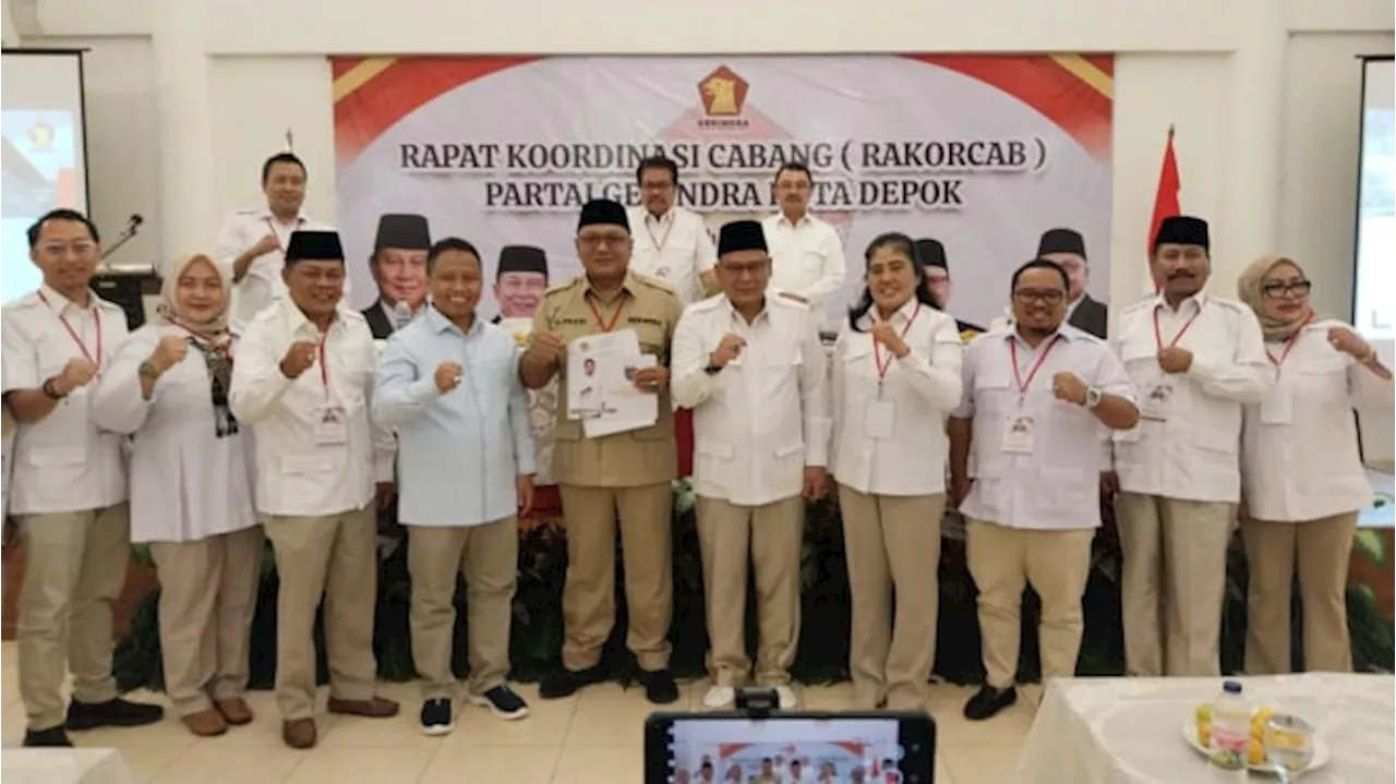 Siap Maju Lawan Jagoan PKS, Supian Suri Daftar jadi Bakal Calon Wali Kota Depok ke Gerindra