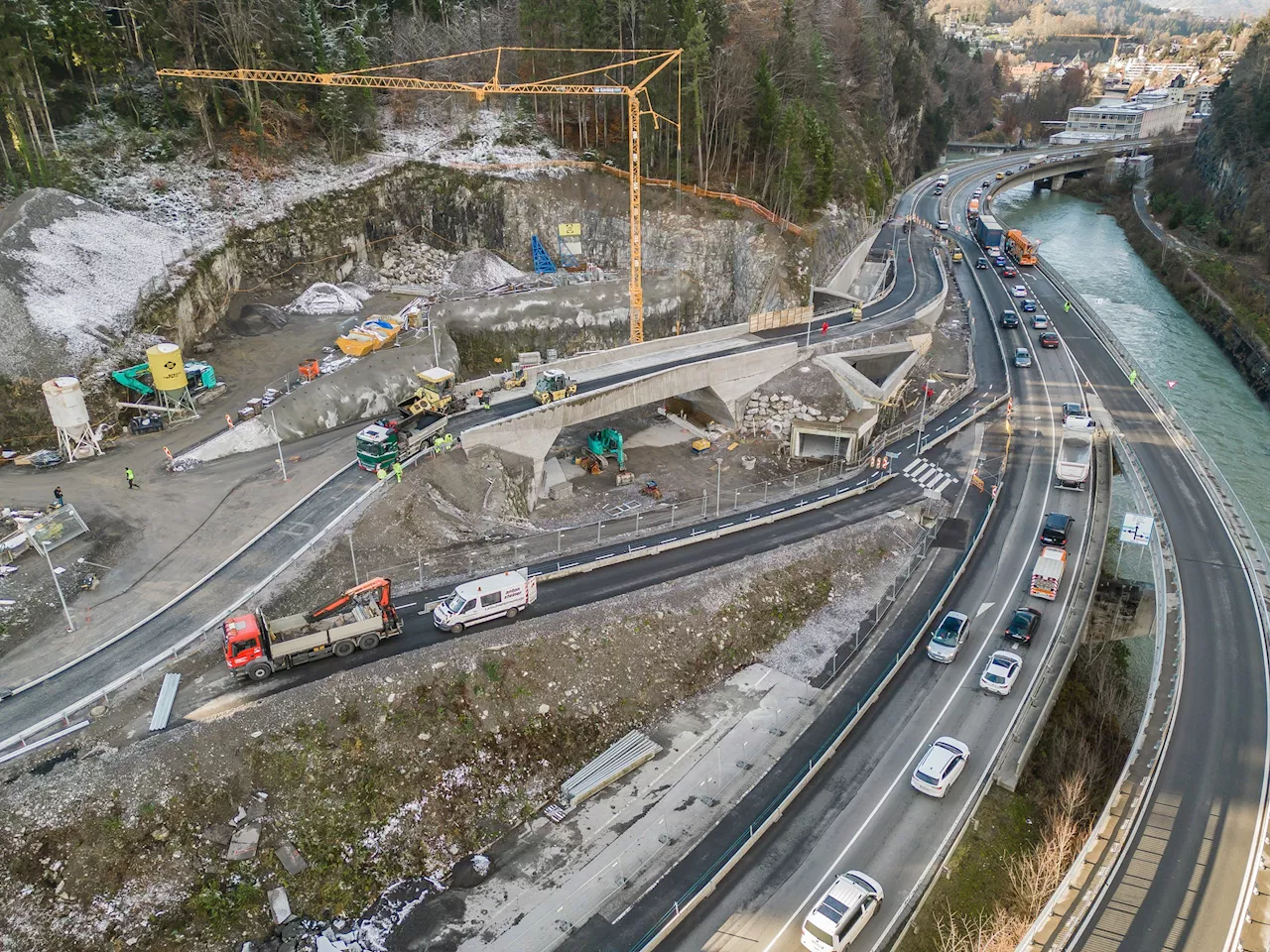 Unterbrechung beim Stadttunnel Feldkirch: Überarbeitete Pläne warten auf Freigabe