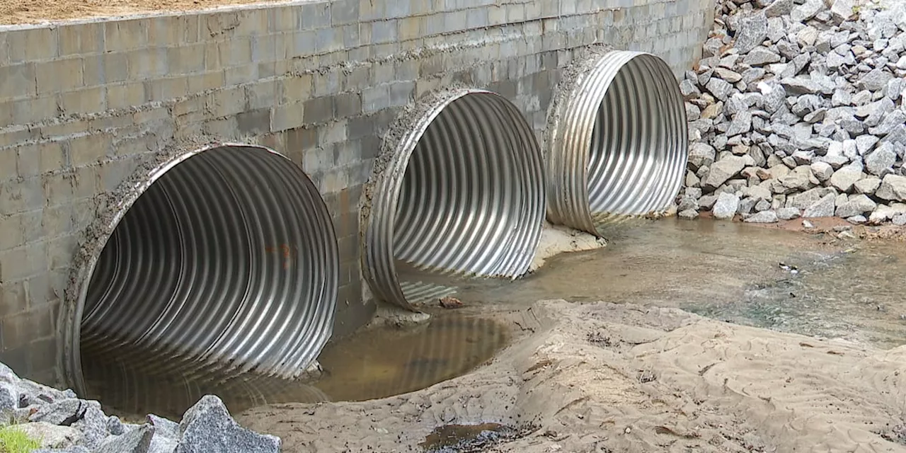 Drainage project finishes along Ashford Road to help combat flooding