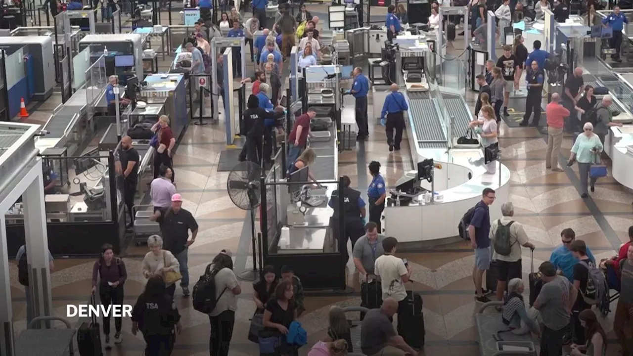 Travelers in Denver are beginning the long holiday weekend