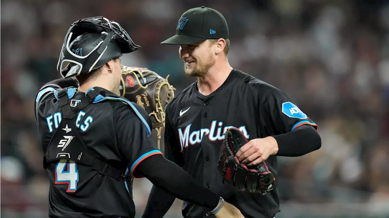 Braxton Garrett throws first big league shutout, leads Marlins past the Diamondbacks 3-0