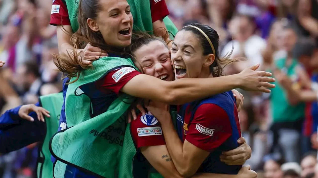 Aitana Bonmatí y Alexia Putellas llevan al Barça a su tercera Champions en una final agónica