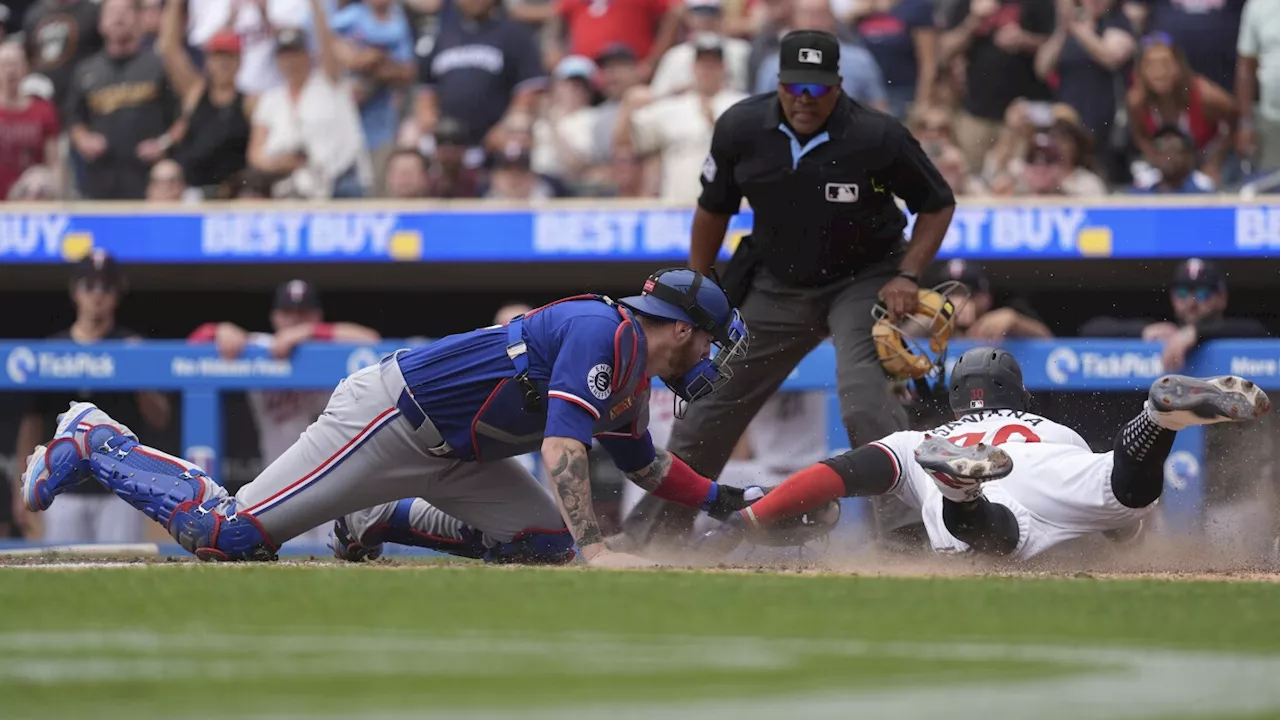 Alex Kirilloff slugs 3-run homer in the 8th, leads Twins past Rangers 5-3 for 4th straight victory