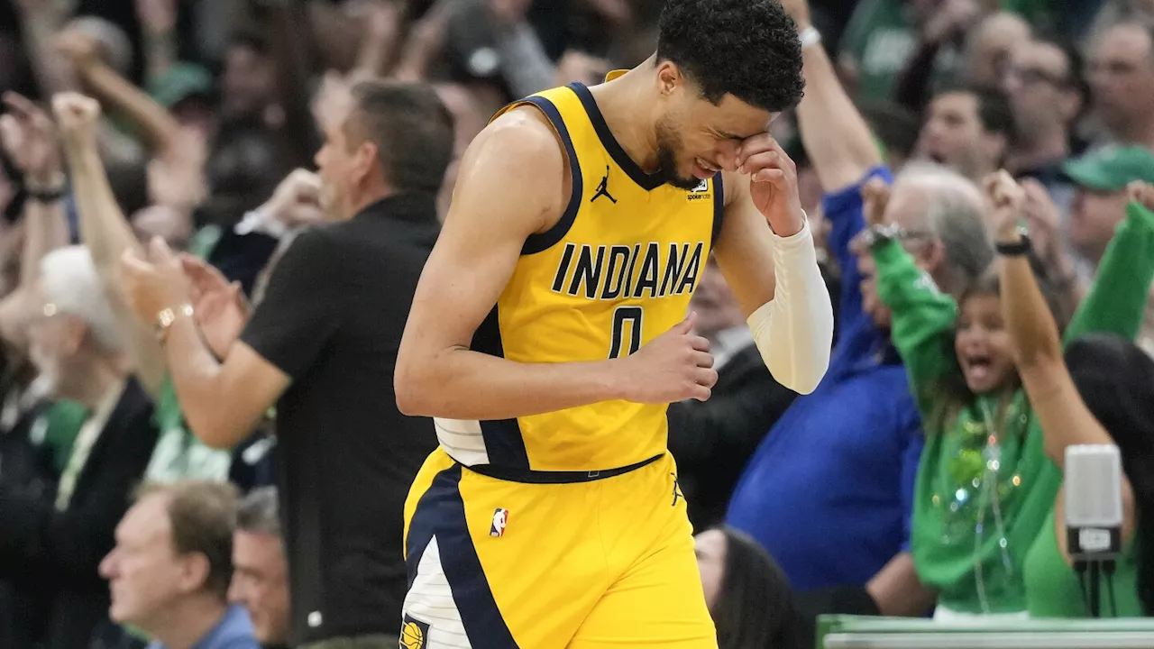 Pacers' Haliburton will miss Game 3 of the Eastern Conference finals because of a hamstring injury