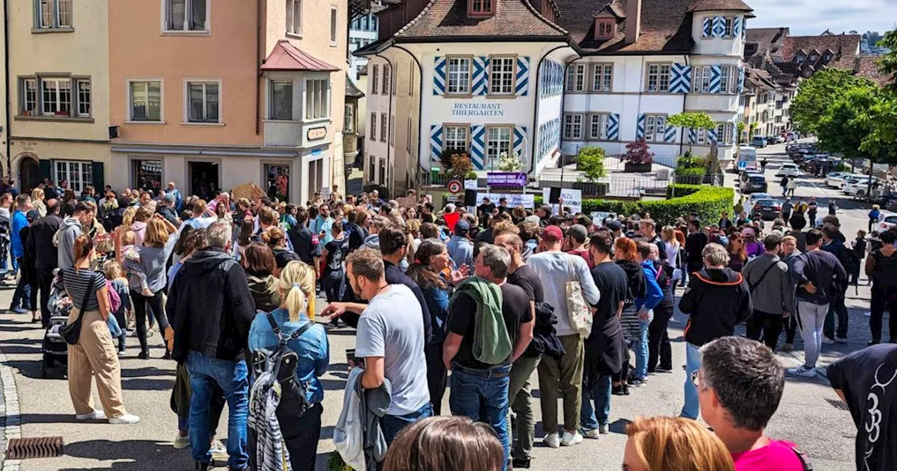 Hunderte demonstrieren in Schaffhausen gegen Polizei