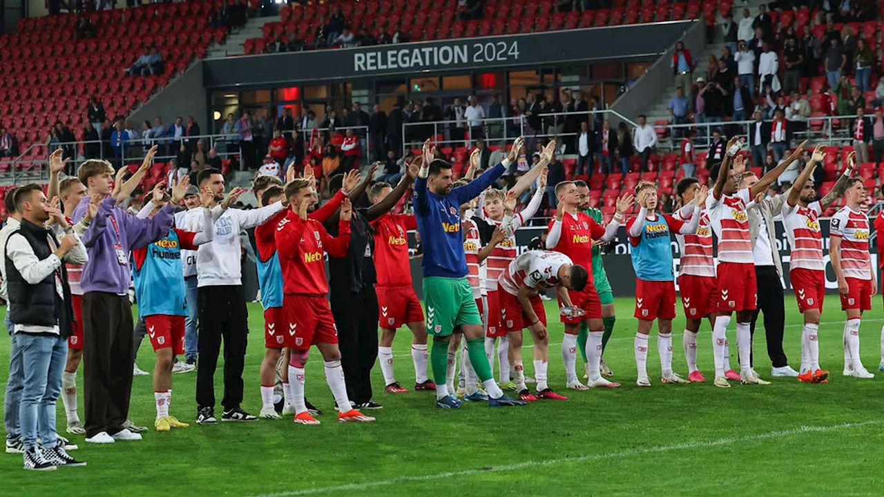 relegation-2-bundesliga-jahn-regensburg-wehen-wiesbaden-voller Zuversicht ins Endspiel am Dienstag